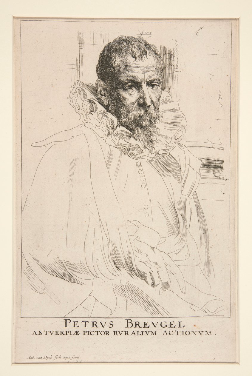 Pieter Brueghel, o mais novo de Anthony van Dyck
