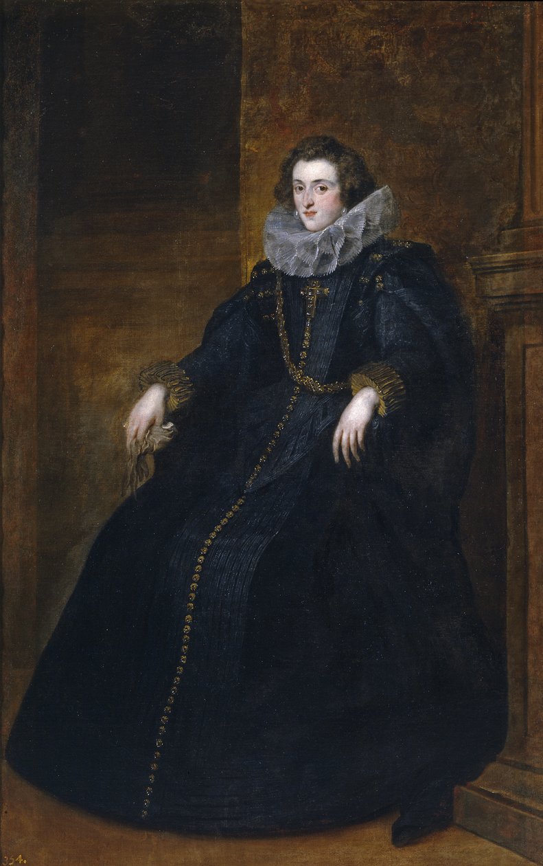 Policena Spínola, marquês de Leganés de Anthony van Dyck