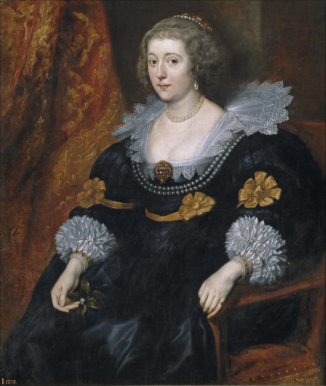 Retrato de Amália van Solms-Braunfels (1602-1675), Princesa de Orange de Anthony van Dyck