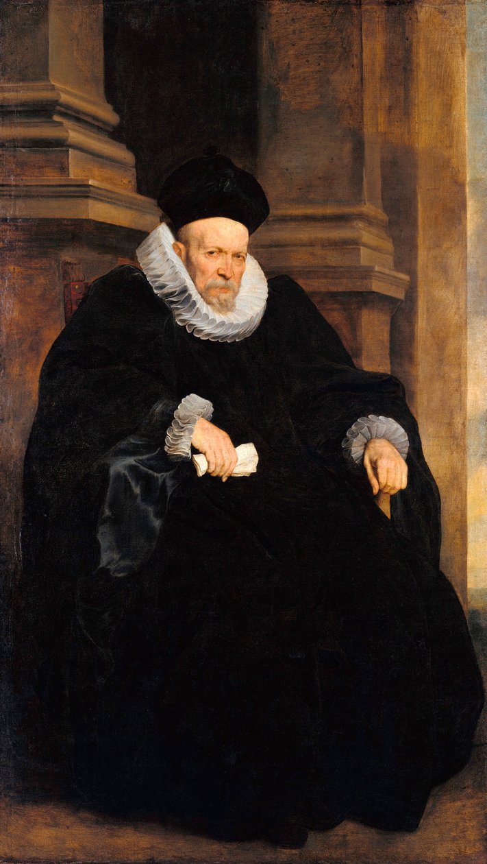 "Portrait du gentilhomme genois" (Retrato de um cavalheiro genovês) Peinture d