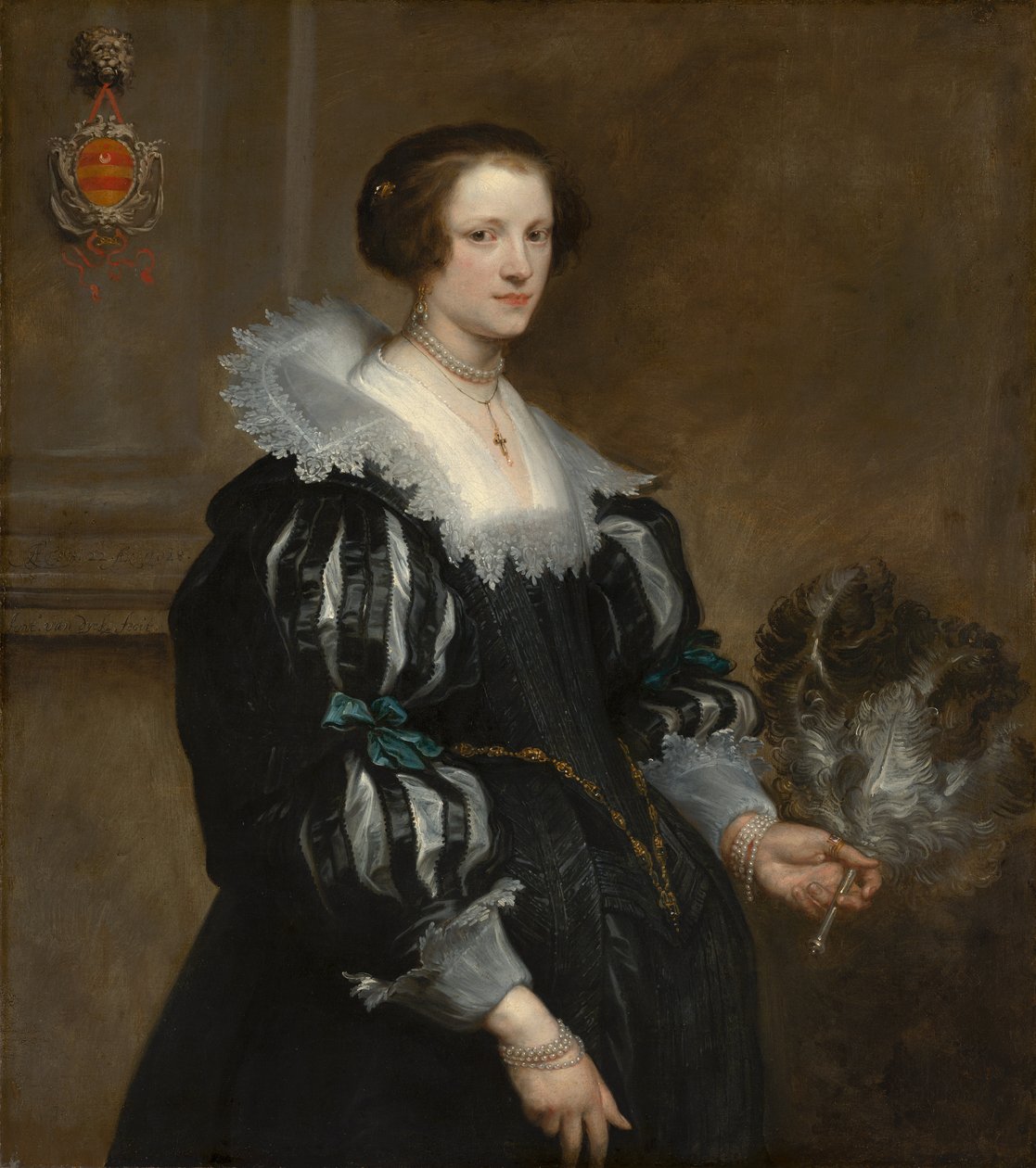 Retrato de Anna Wake, 1628 de Anthony van Dyck