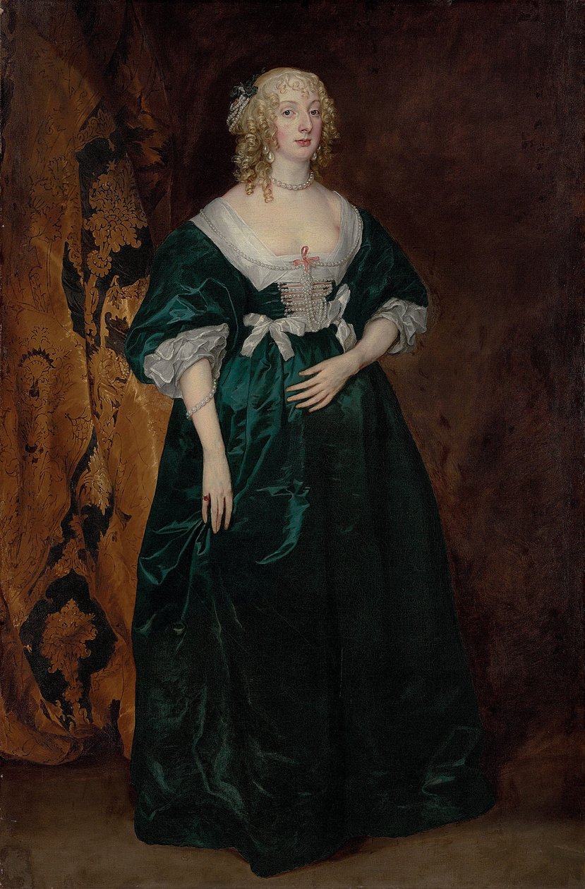 Retrato de Anne Sophia Herbert, Condessa de Carnarvon (-1695) de Anthony van Dyck