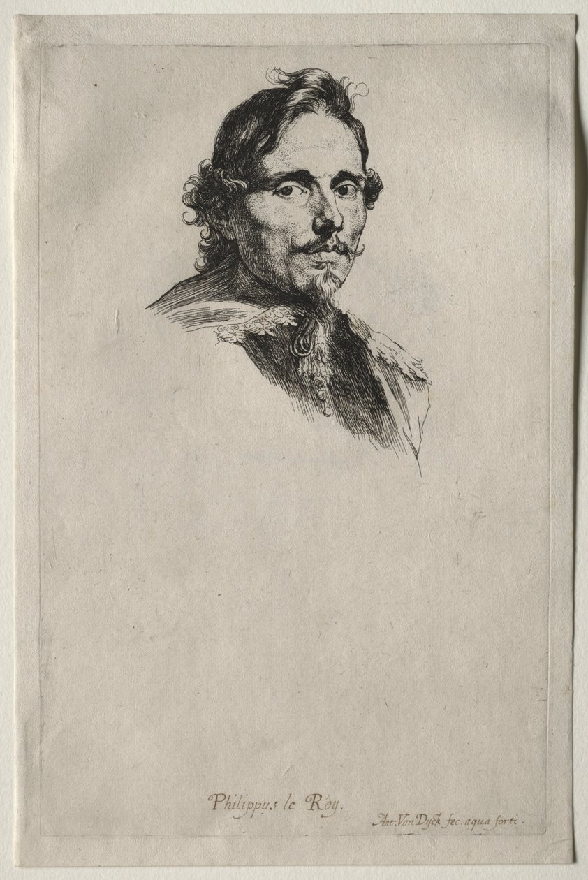 Retrato do Barão Philippe Le Roy. de Anthony van Dyck