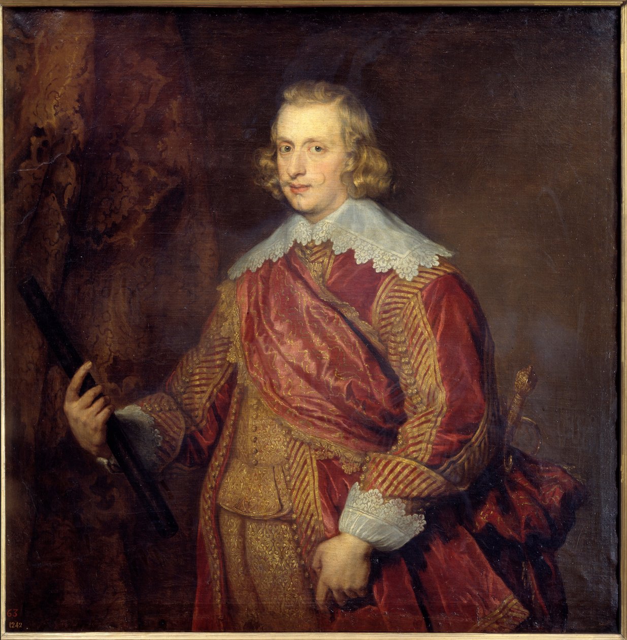 Retrato do Cardeal Ferdinand da Áustria (1609-1641) Pintura de Anton Van Dyck (1599-1641) (ec.flam.) Sol 1,07x1,06 m Madrid, Museu do Prado de Anthony van Dyck