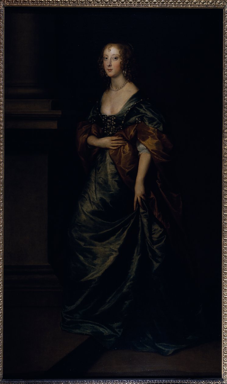 Retrato de Elizabeth Cecil, Condessa de Devonshire, c.1639 (óleo sobre tela) de Anthony van Dyck