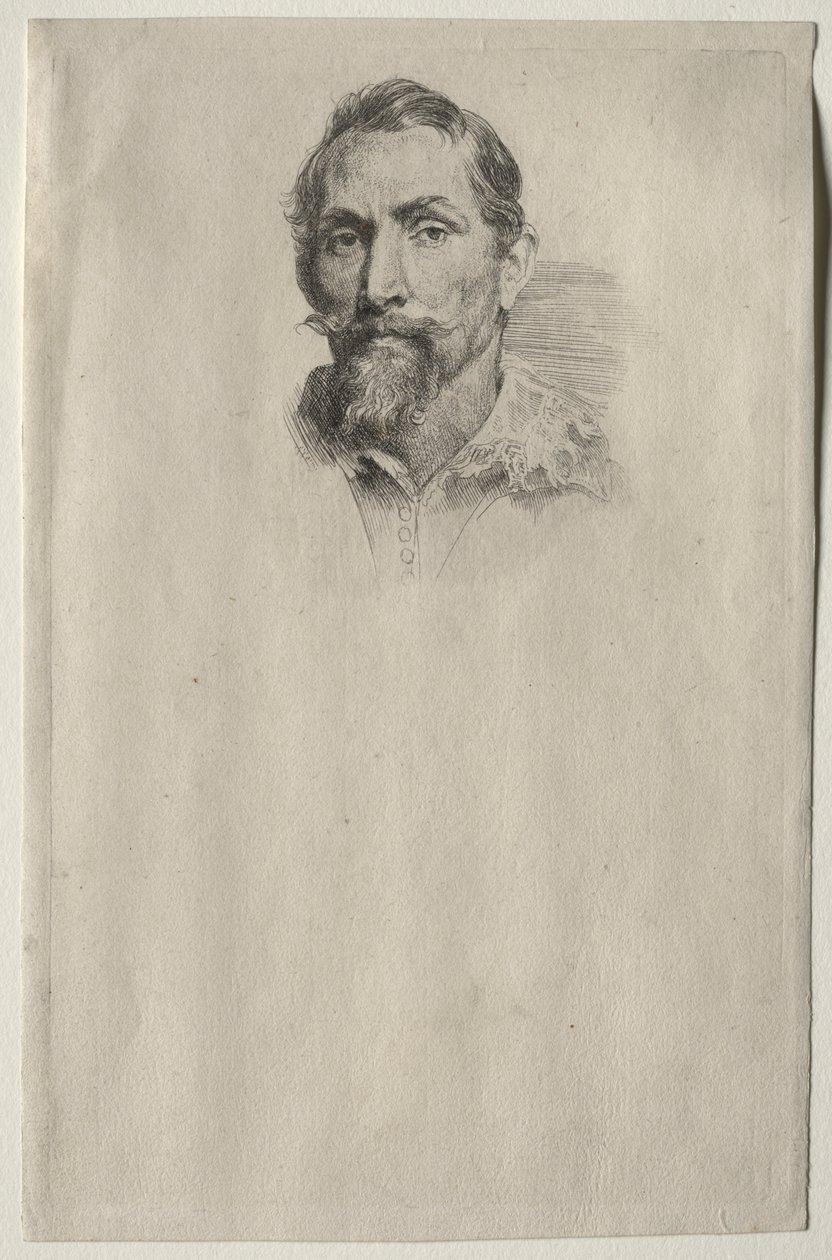 Retrato de Frans Snyders. de Anthony van Dyck