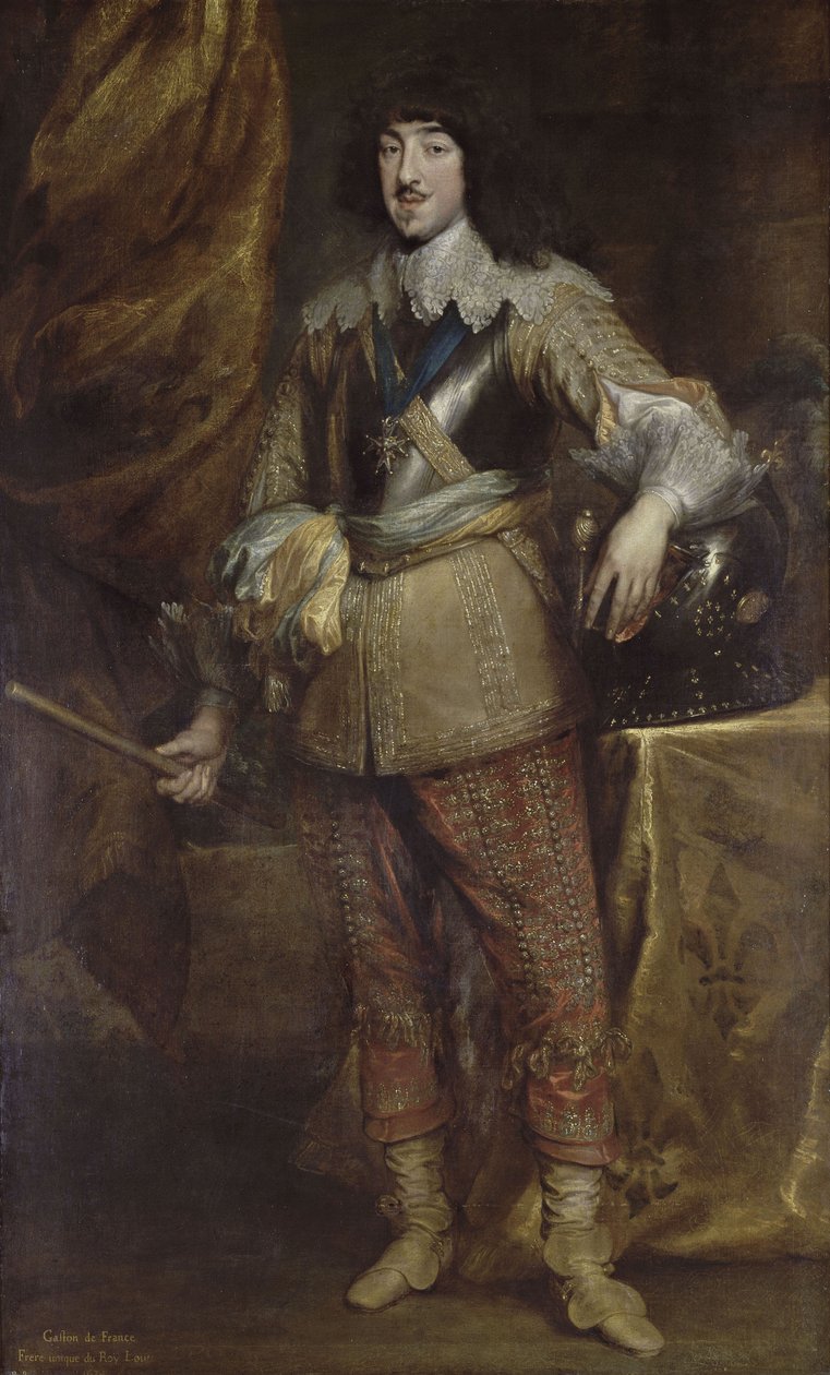 Retrato de Gastão da França, duque de Orleans 1608-1660 de Anthony van Dyck
