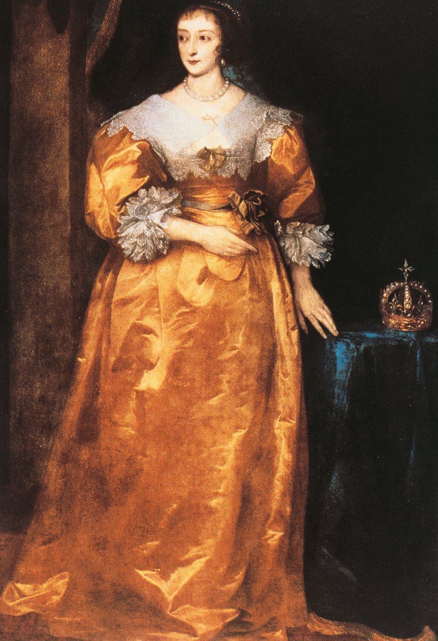 Retrato de Henrietta Maria de França (Paris de Anthony van Dyck