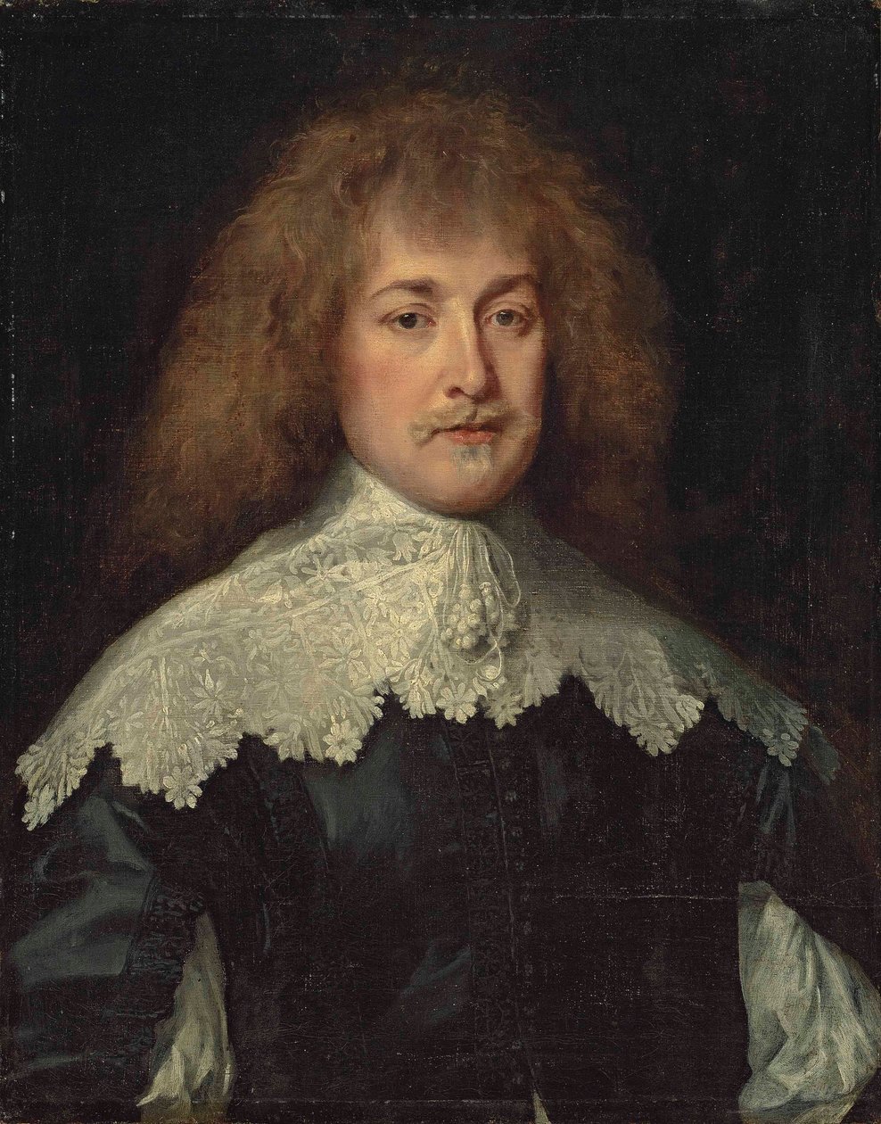 Retrato de Henrique Jermyn, Lorde Jermyn, Conde de St. Albans (1605-1684) de Anthony van Dyck