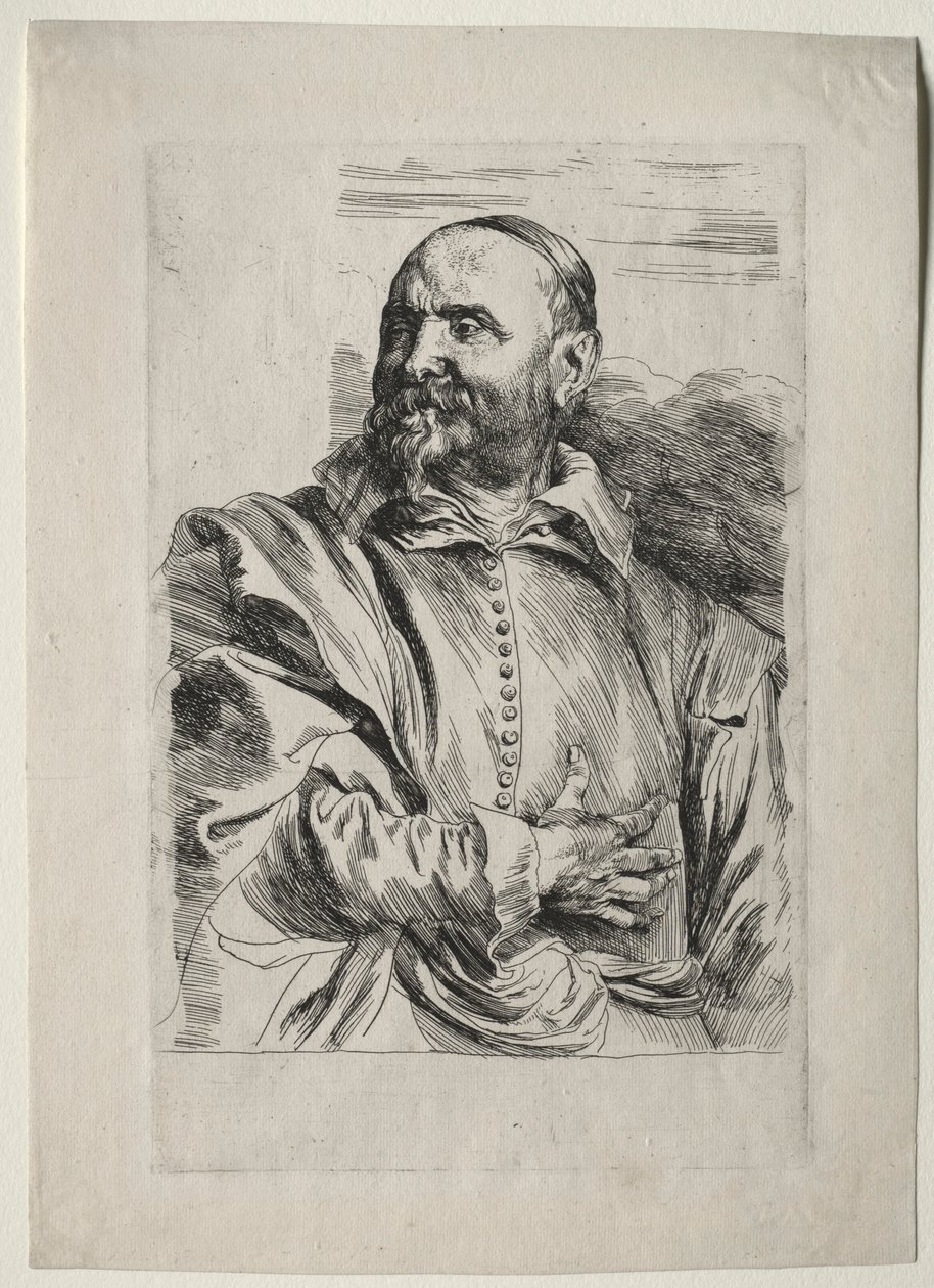 Retrato de Jan Snellinx. de Anthony van Dyck