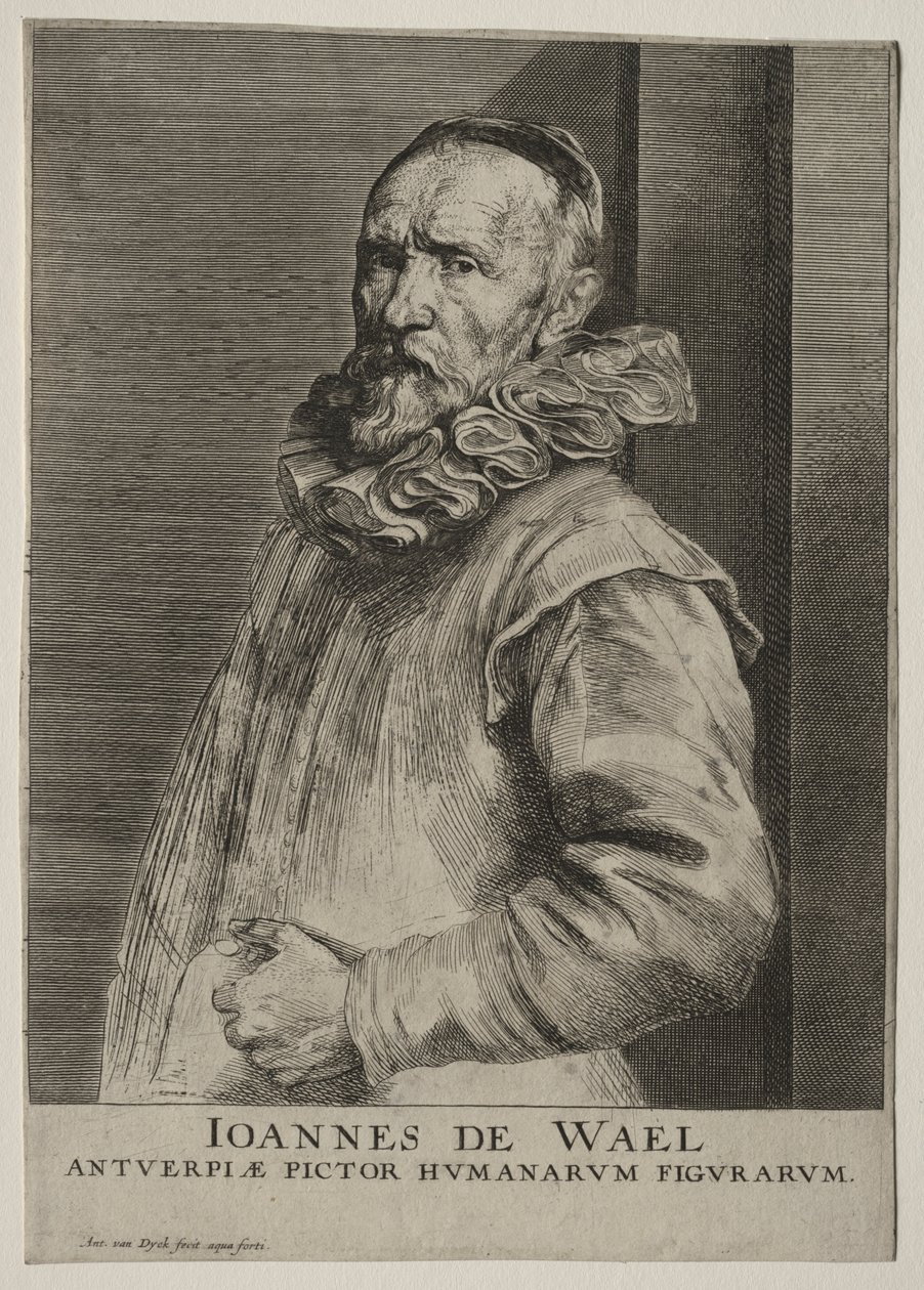 Retrato de Jan de Wael Nevers. de Anthony van Dyck