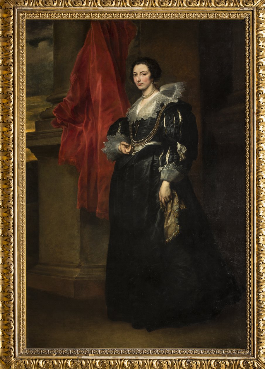 Retrato de Johanna de Blois, c.1634-35 (óleo sobre tela) de Anthony van Dyck