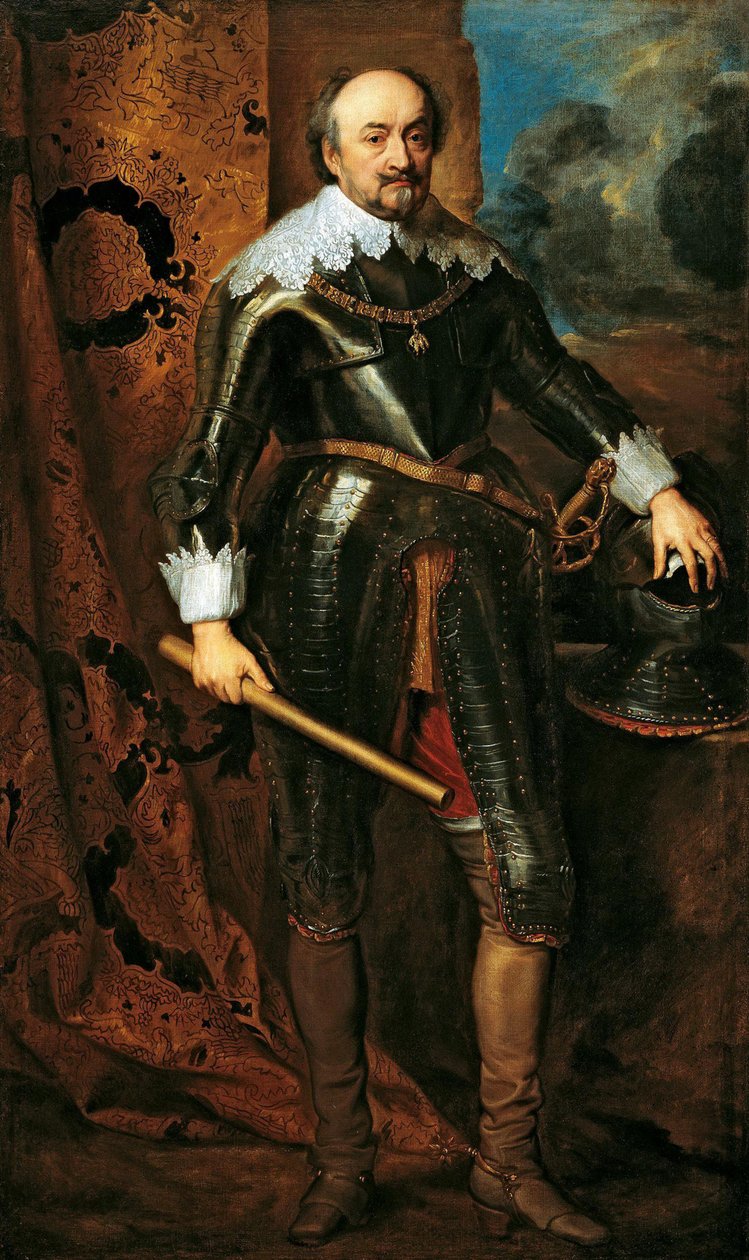 Retrato de João VIII de Nassau-Siegen 1583-1638, 1617. de Anthony van Dyck