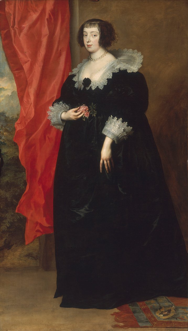Retrato de Marguerite de Lorraine (1615-1672), Duquesa de Orleans, 1634 de Anthony van Dyck