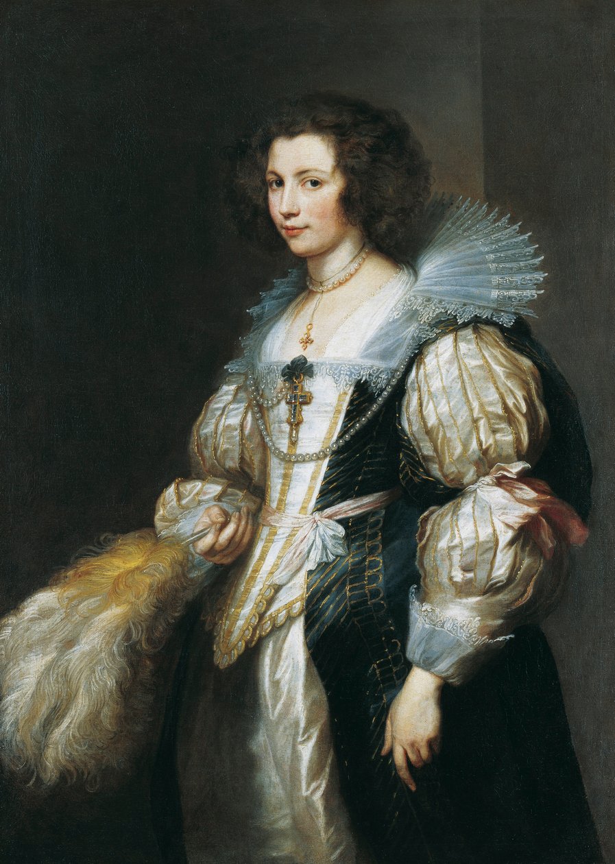 Retrato de Maria Luís de Tassis (1611-1638), filha do cónego Antoine de Tassis de Anthony van Dyck
