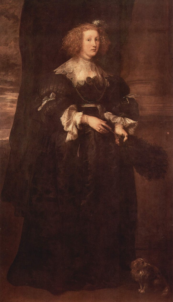 Retrato de Maria de Raet de Anthony van Dyck
