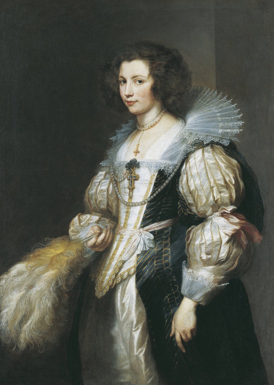 Retrato de Maria de Tassis 1611-1638 de Anthony van Dyck