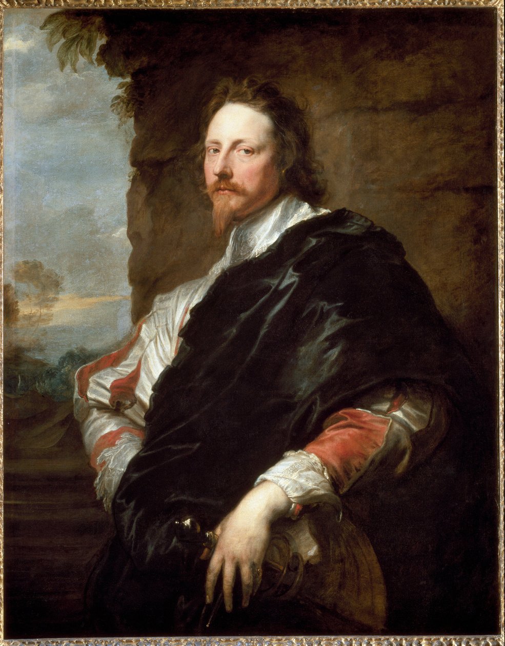 Retrato de Nicolas Lanier (óleo sobre tela de Anthony van Dyck