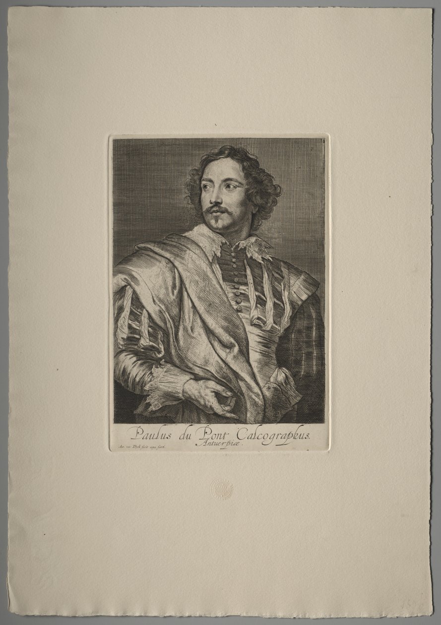 Retrato de Paul du Pont de Anthony van Dyck