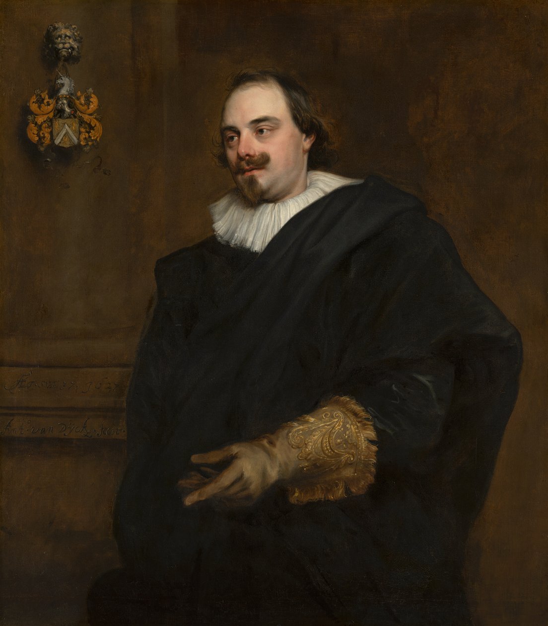 Retrato de Peeter Stevens (c.1590-1668), 1627 de Anthony van Dyck