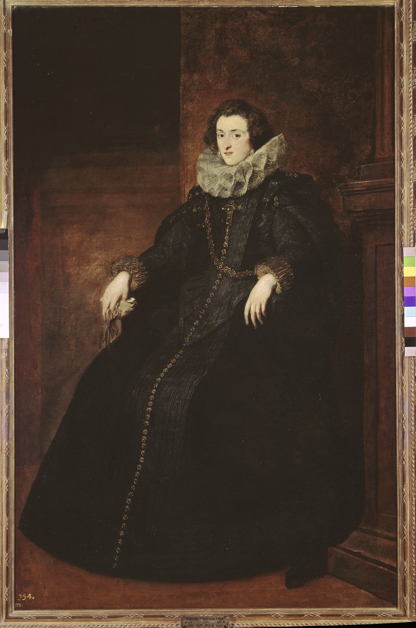 Retrato de Policena Spinola de Anthony van Dyck