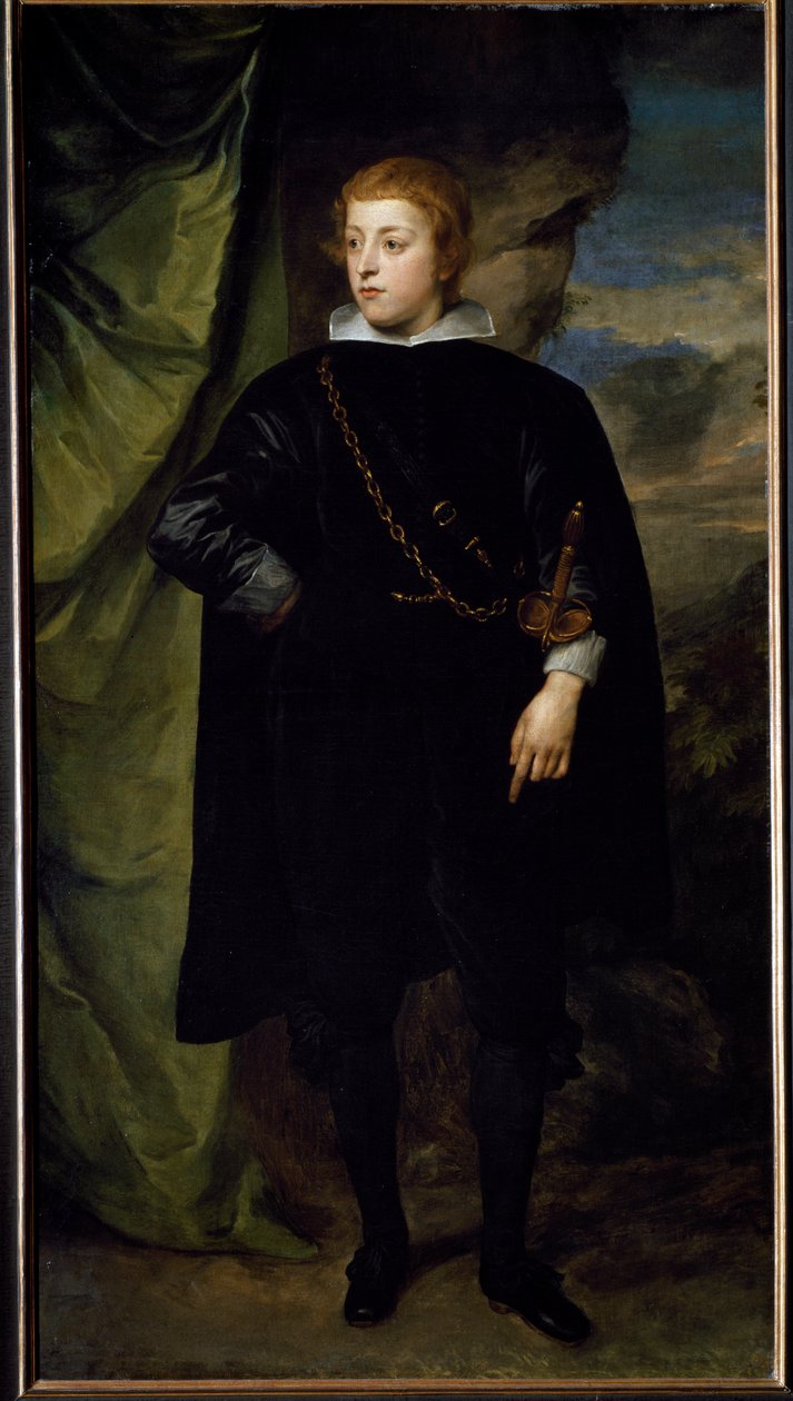 Retrato do Príncipe Karl Ludwig Von der Pfalz de Anthony van Dyck