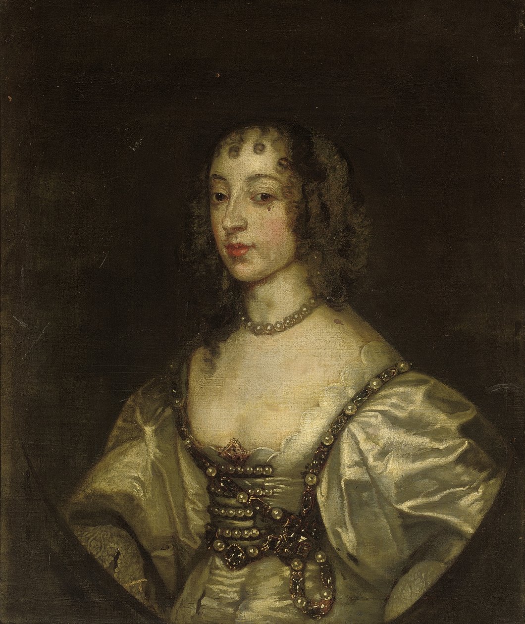 Retrato da rainha Henrietta Maria de Anthony van Dyck