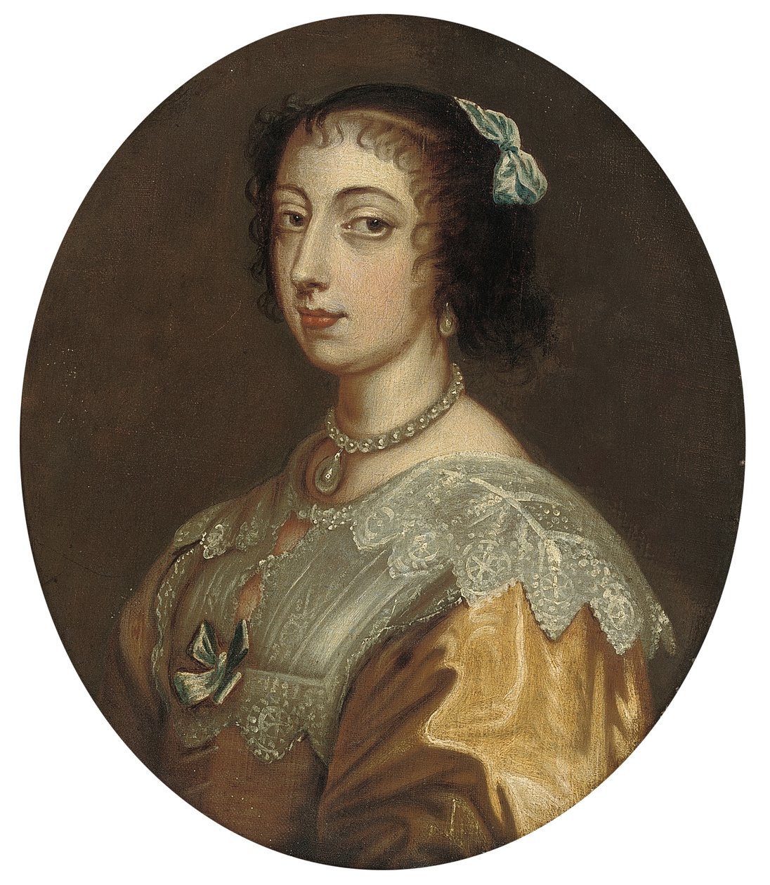 Retrato da rainha Henrietta Maria de Anthony van Dyck