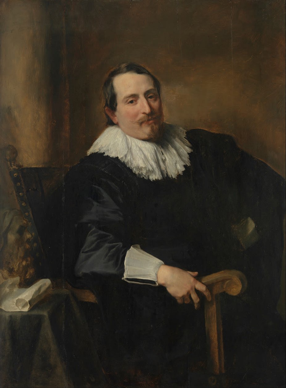 Retrato de Theodoor Rombouts de Anthony van Dyck