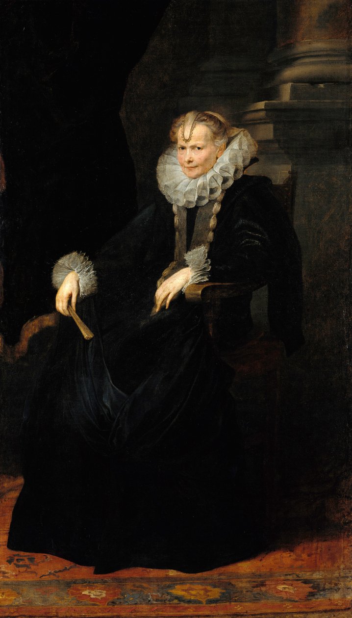 Retrato de uma senhora genovesa de Anthony van Dyck