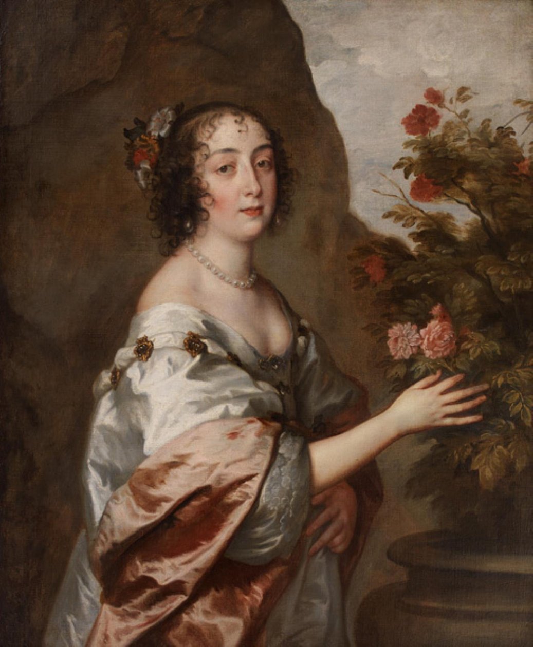 Retrato de uma senhora de Anthony van Dyck