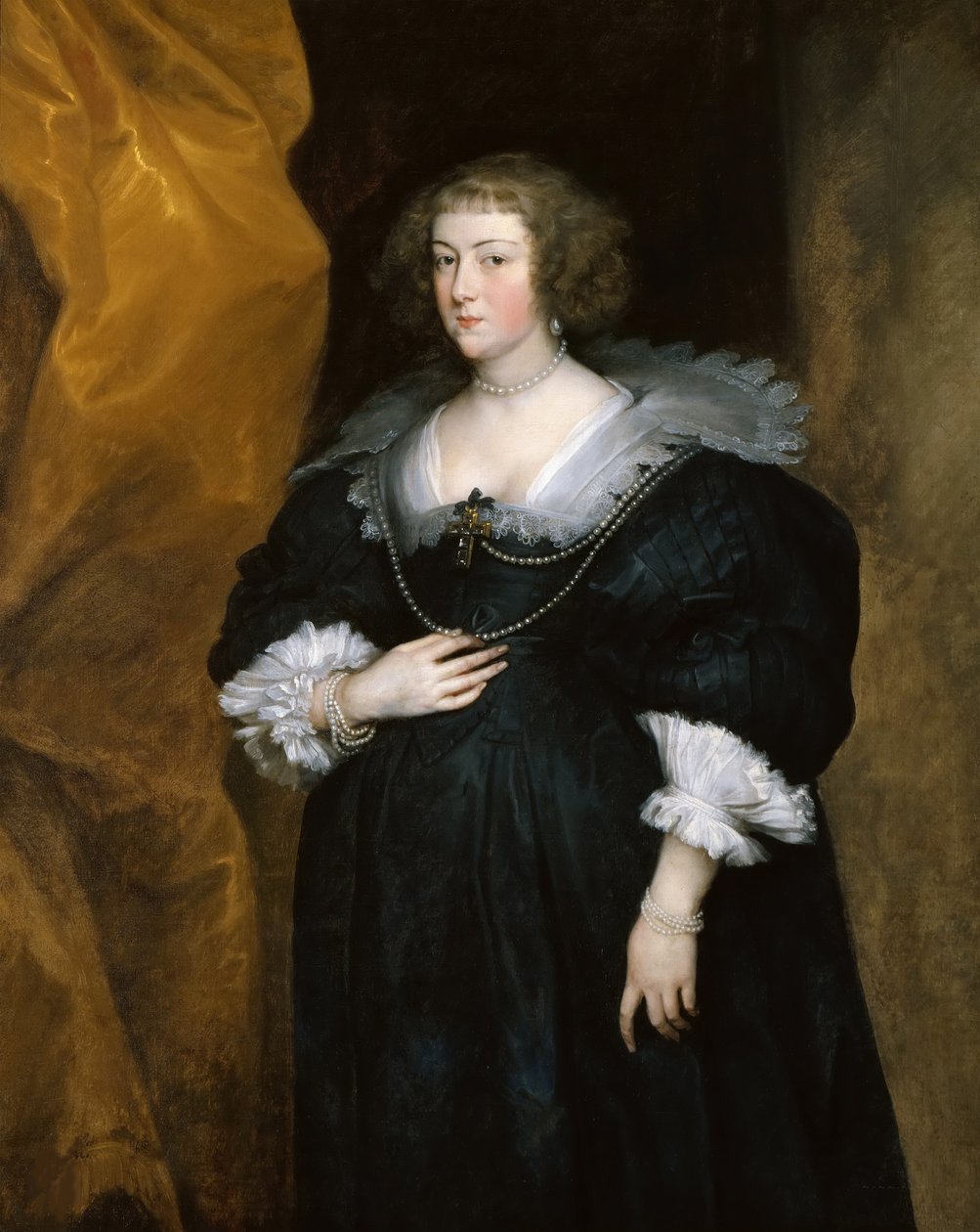 Retrato de uma senhora, c. 1635 de Anthony van Dyck