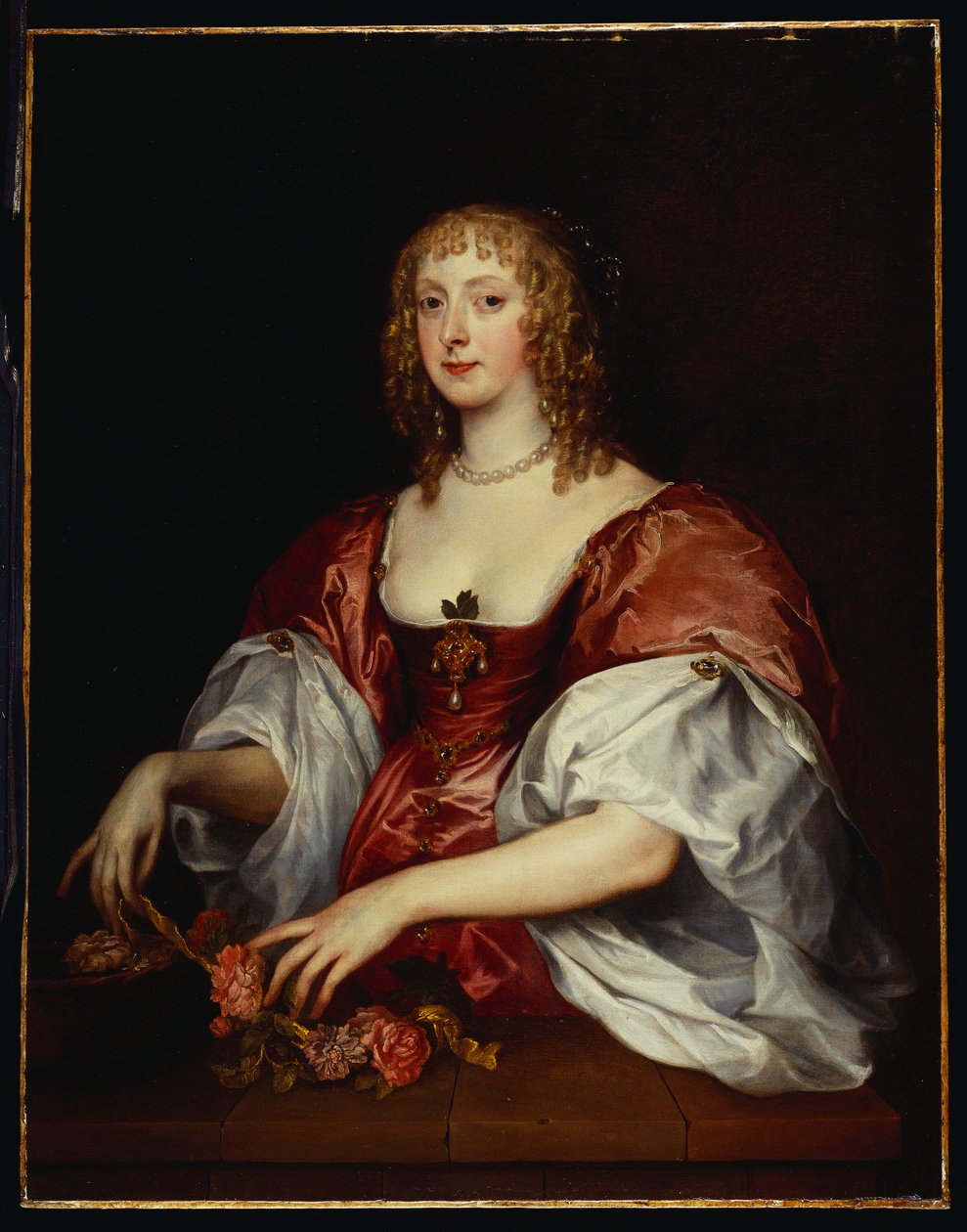 Retrato de uma senhora, tradicionalmente considerada a condessa de Carnavon de Anthony van Dyck