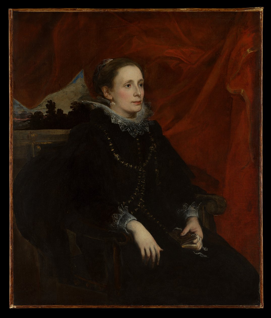 Retrato de uma Mulher, Conhecida como a Marquesa de Durazzo de Anthony van Dyck