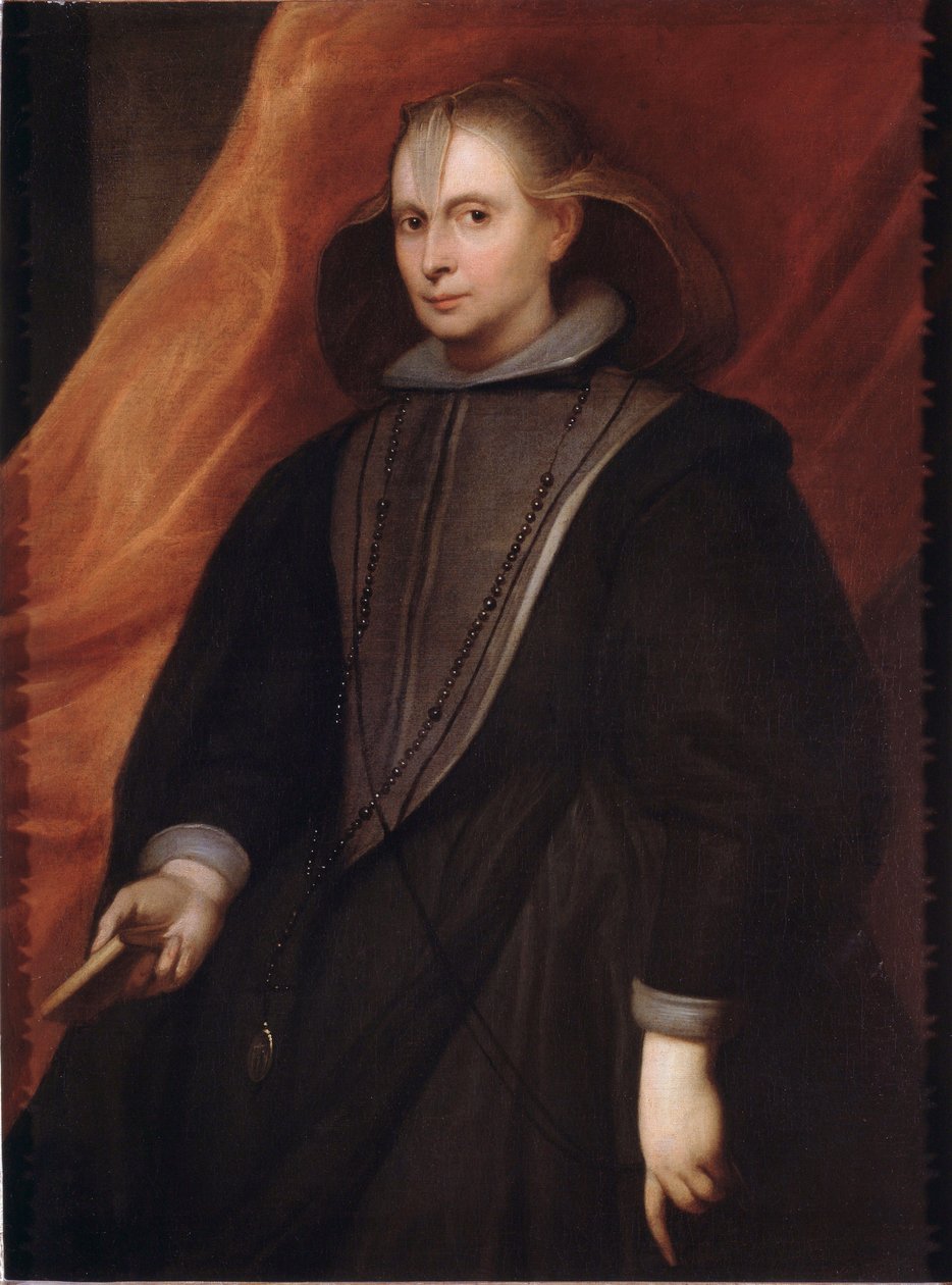 Retrato de uma senhora de Génova (óleo sobre tela de Anthony van Dyck