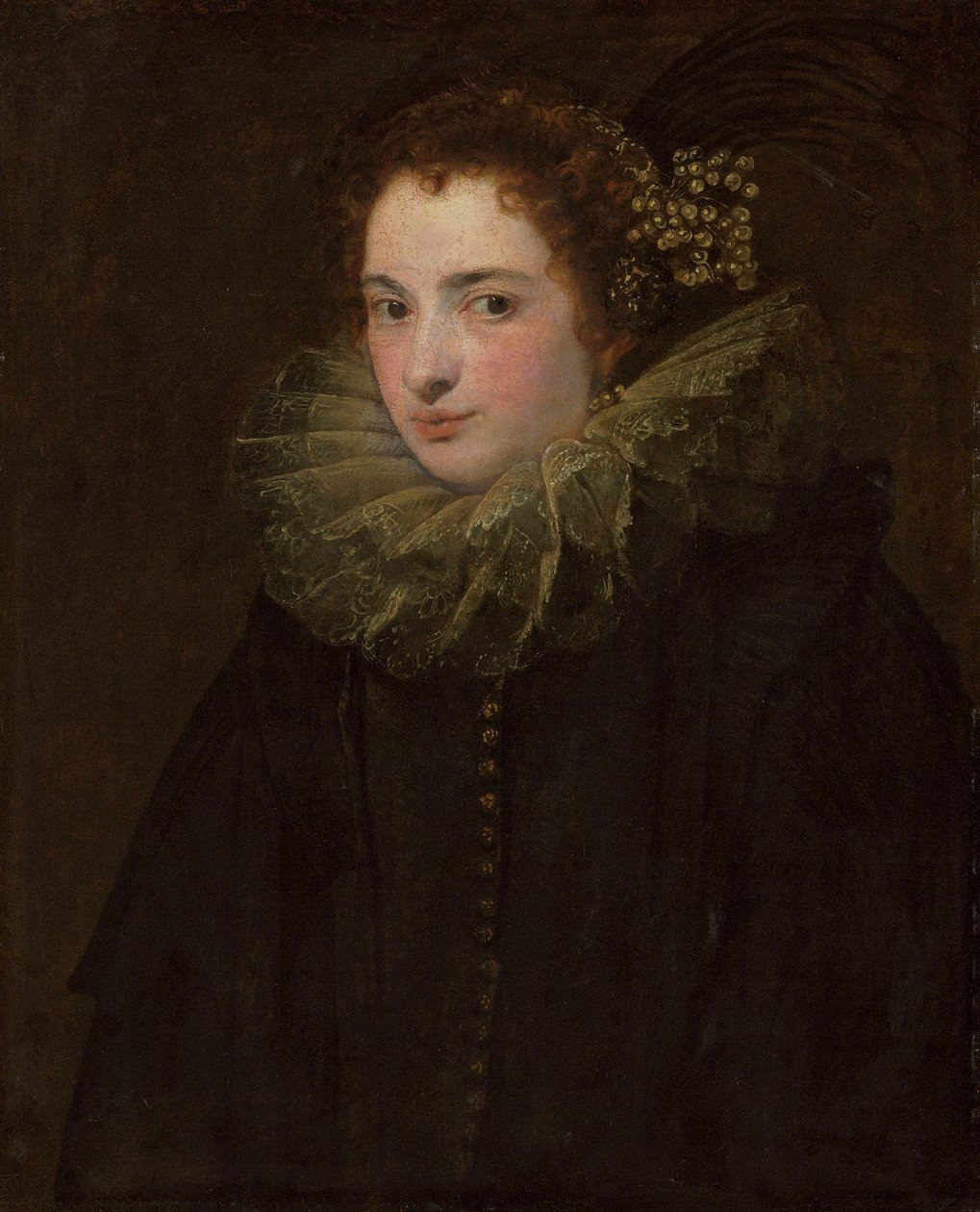 Retrato de uma mulher desconhecida de Anthony van Dyck