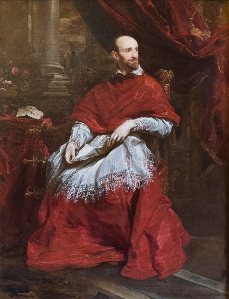 Retrato do cardeal Bentivoglio de Anthony van Dyck