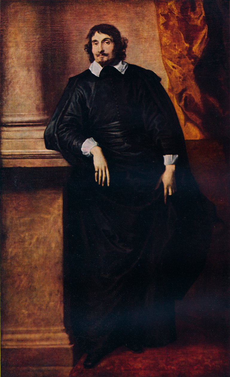 Retrato do Abade Scaglia, 1634 de Anthony van Dyck