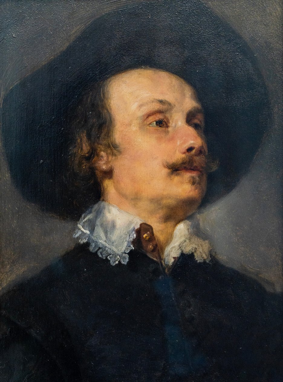 Retrato do pintor Pieter Snayers de Anthony van Dyck