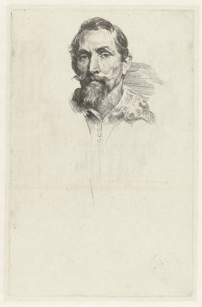 Retrato de Frans Snijders de Anthony van Dyck