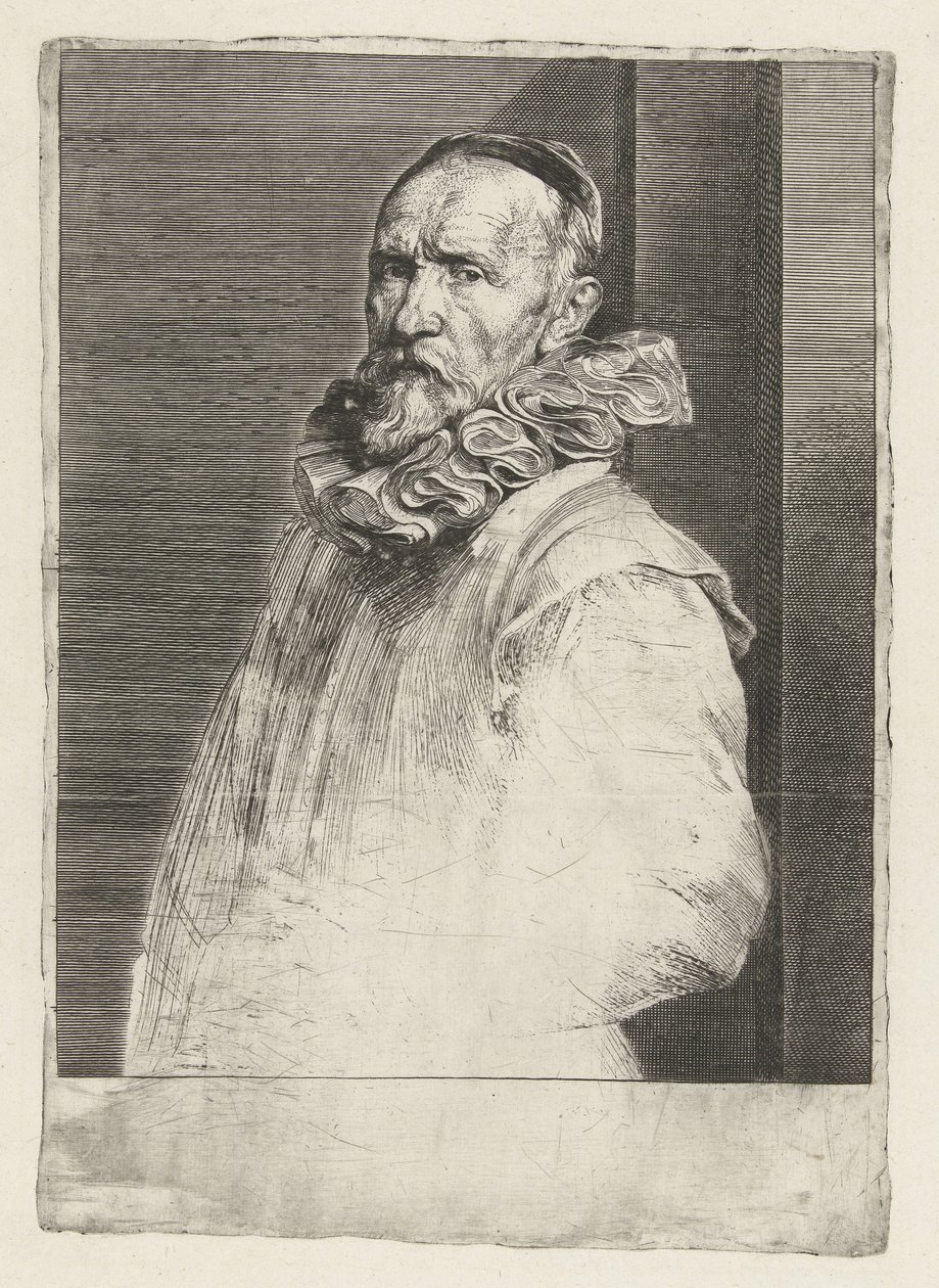 Retrato de Hans de Wael de Anthony van Dyck