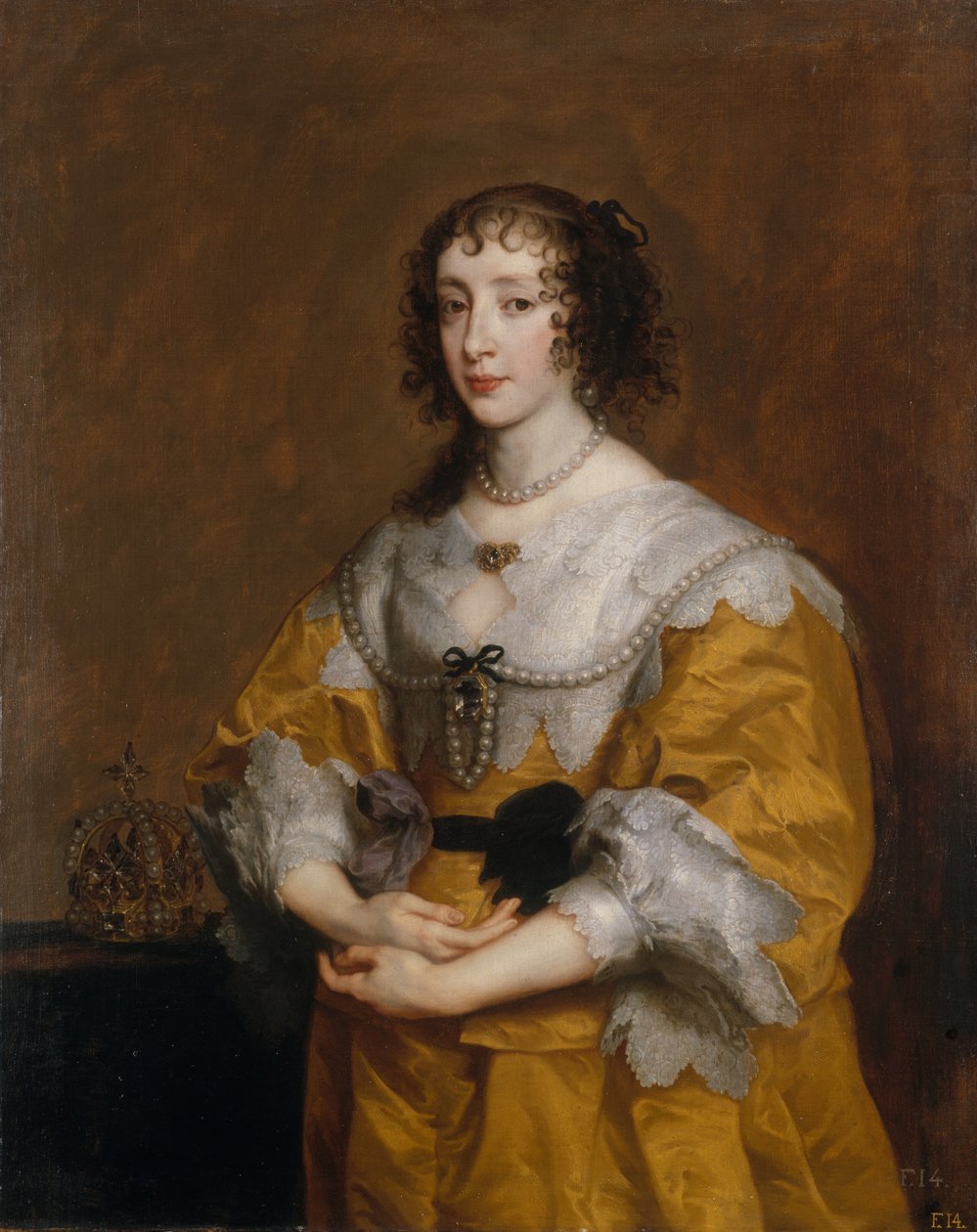 Rainha Henrietta Maria, 1636. de Anthony van Dyck