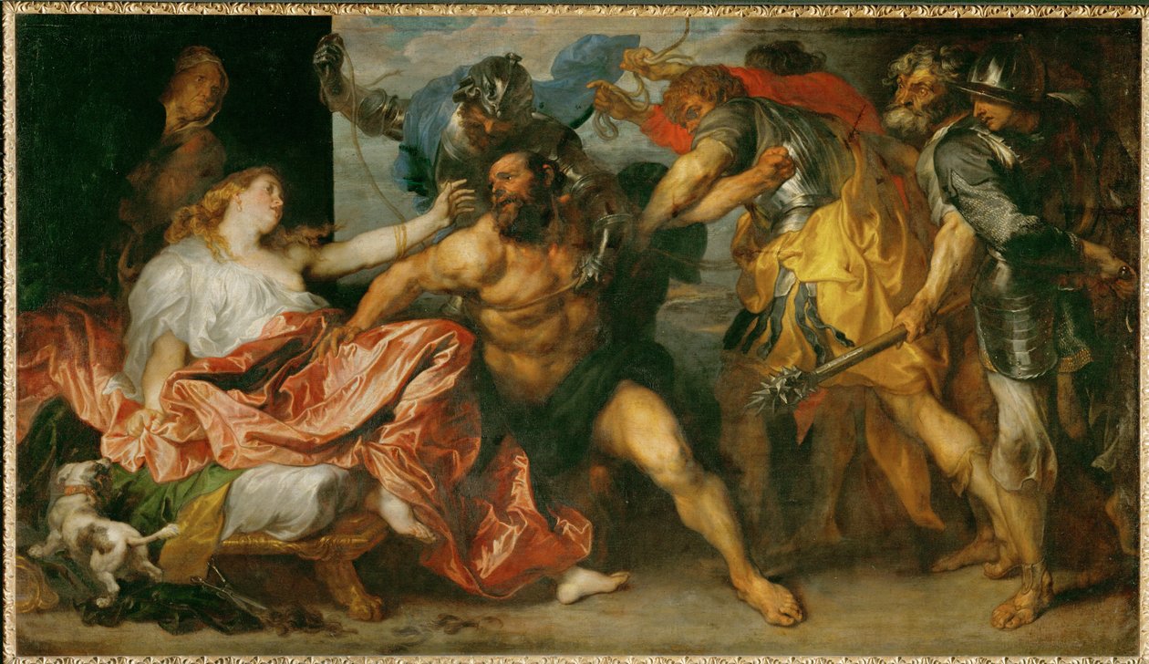 Sansão feito prisioneiro (pintura sobre tela) de Anthony van Dyck