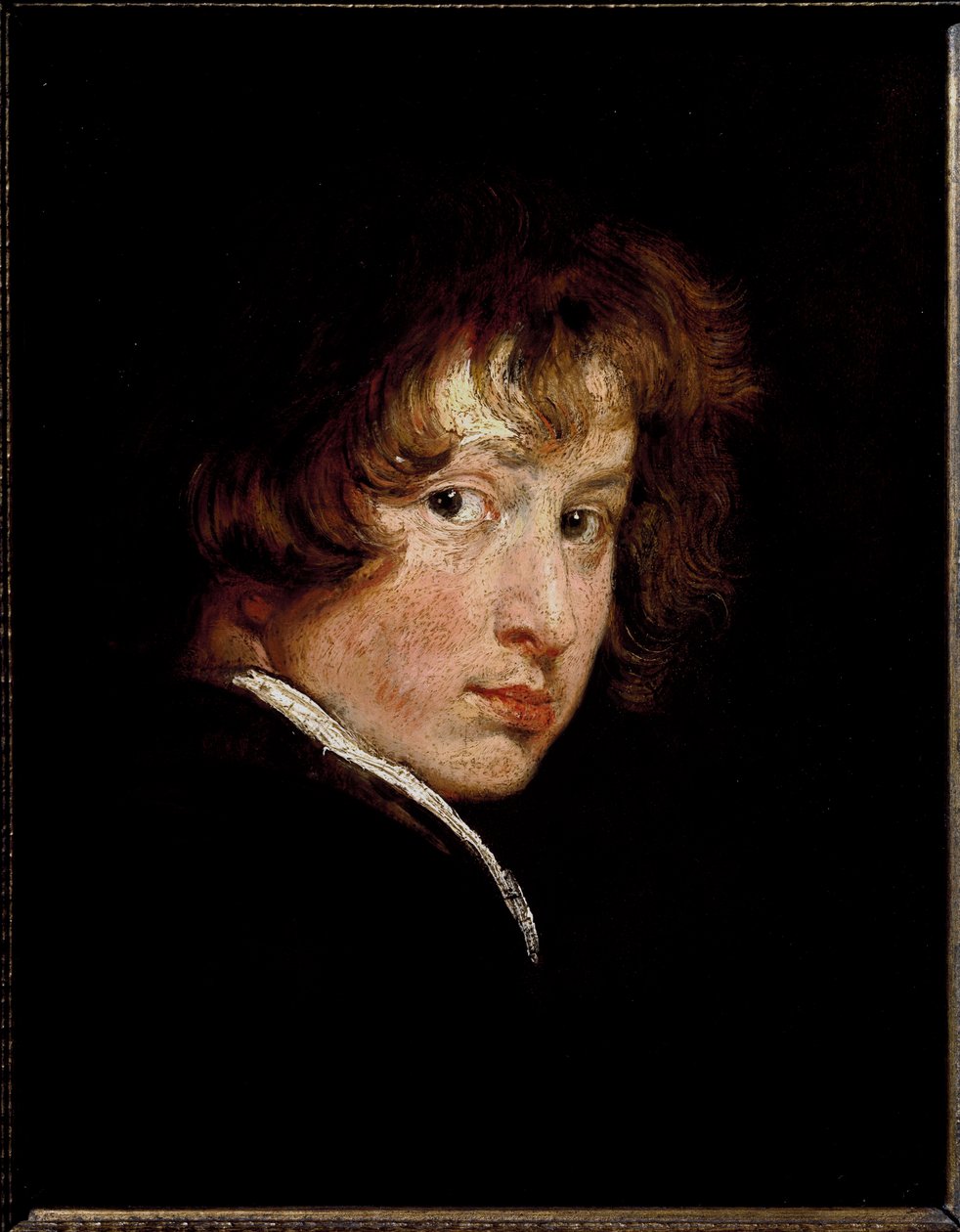 Auto-retrato, c.1614 (óleo sobre painel) de Anthony van Dyck