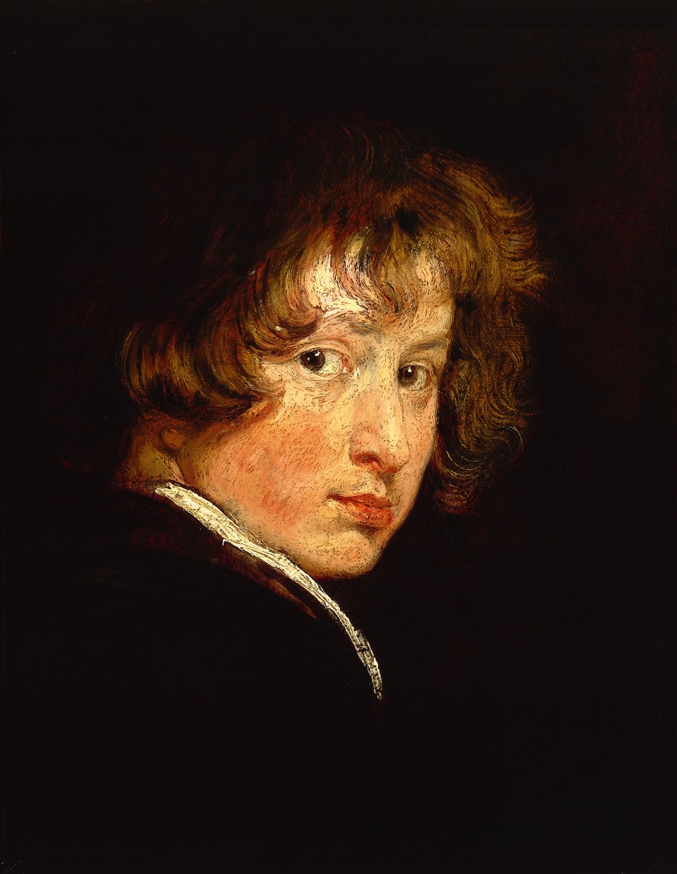 Auto-retrato aos dezasseis anos de Anthony van Dyck