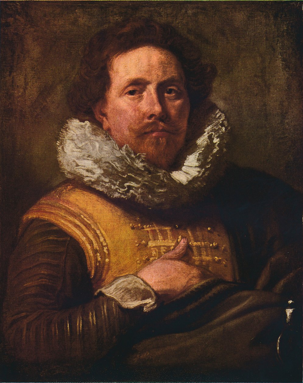 O capitão da guarda, c1619-1541, 1937 de Anthony van Dyck