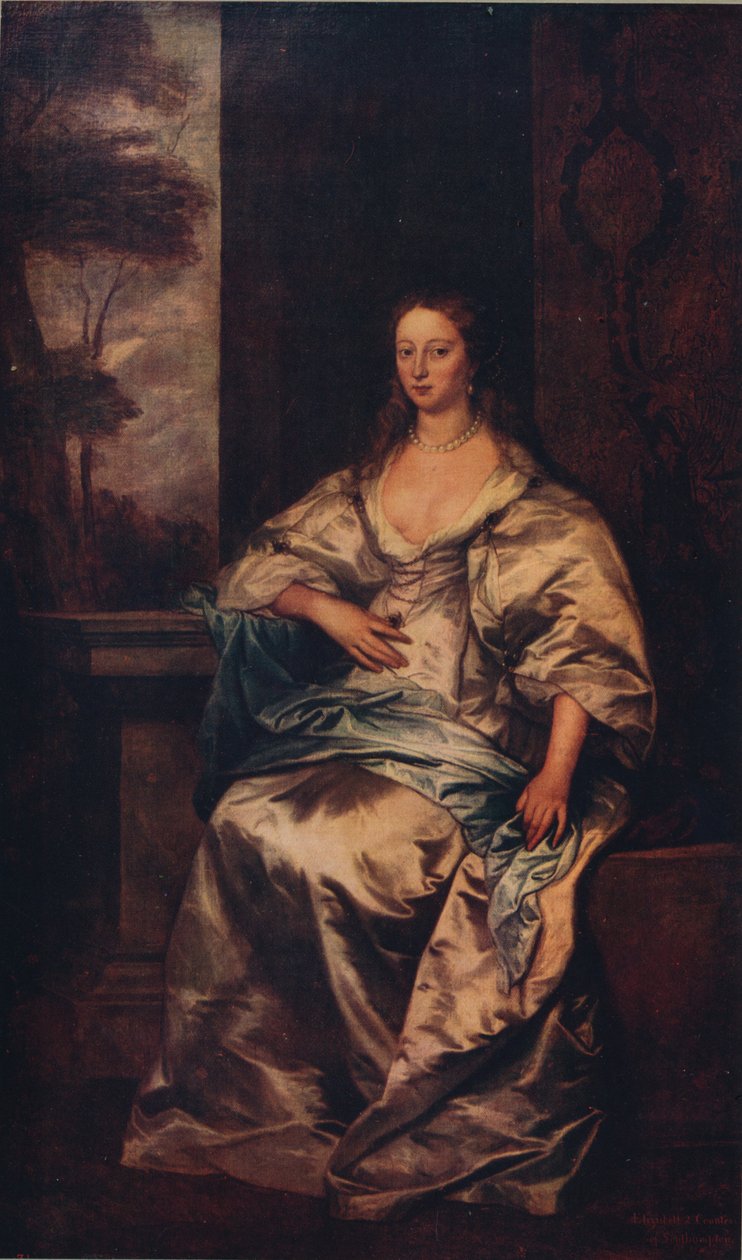 A condessa de Southampton, 1640-1641, c1915 de Anthony van Dyck