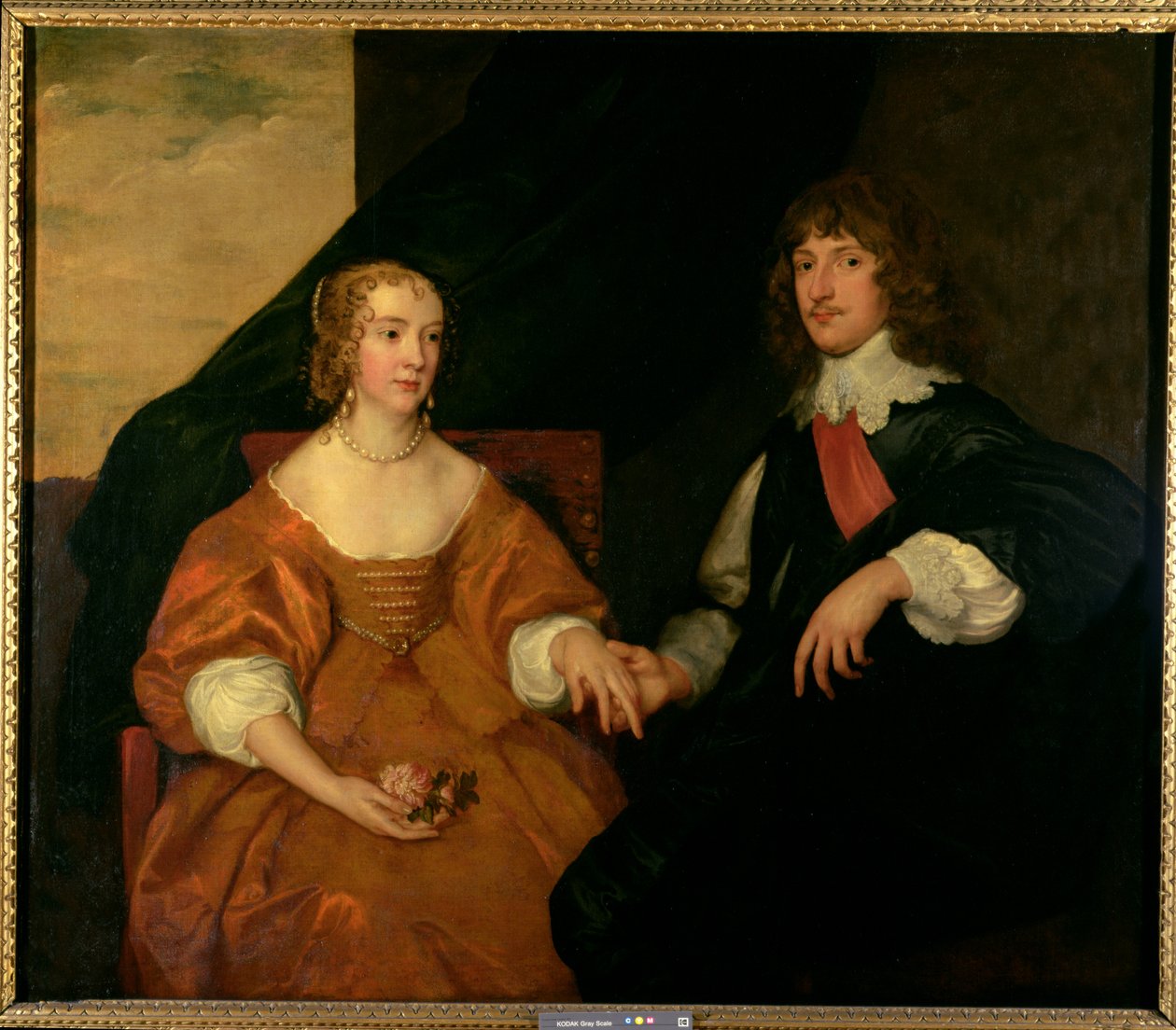 O conde e condessa de Bedford de Anthony van Dyck