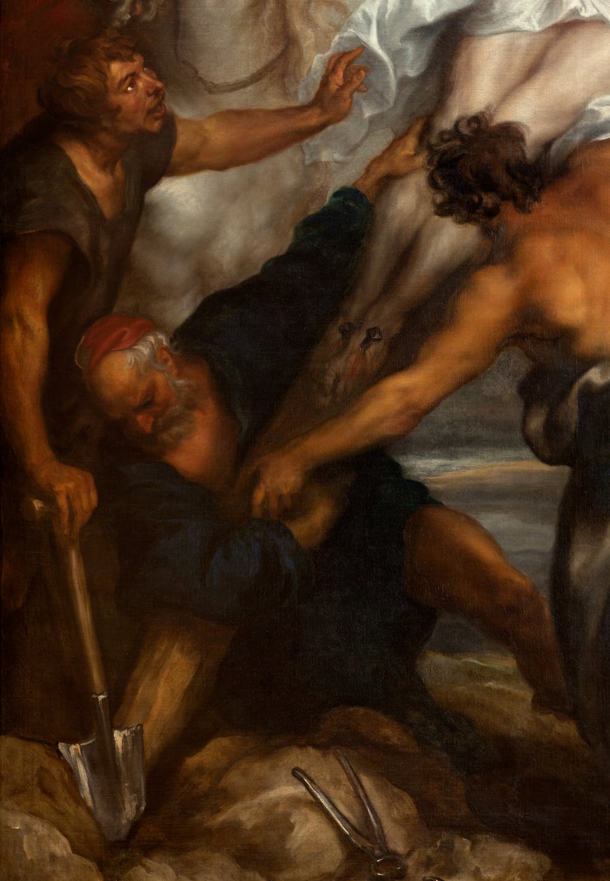 A Elevação da Cruz, antes de 1631 (petróleo) de Anthony van Dyck