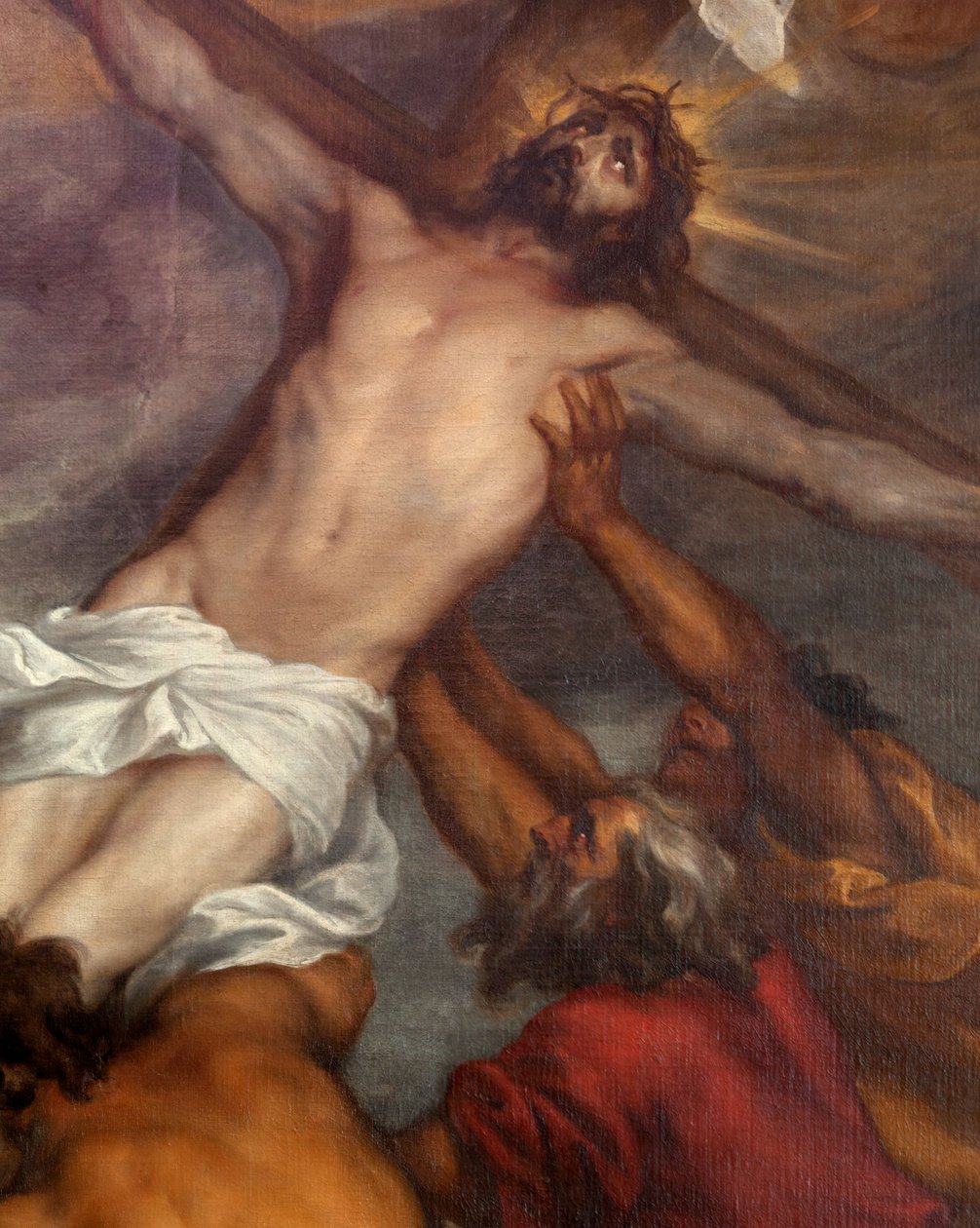 A Elevação da Cruz, antes de 1631 (petróleo) de Anthony van Dyck
